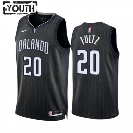 Camiseta Niños Orlando Magic Markelle Fultz 20 2022-23 Nike City Edition Negro Swingman